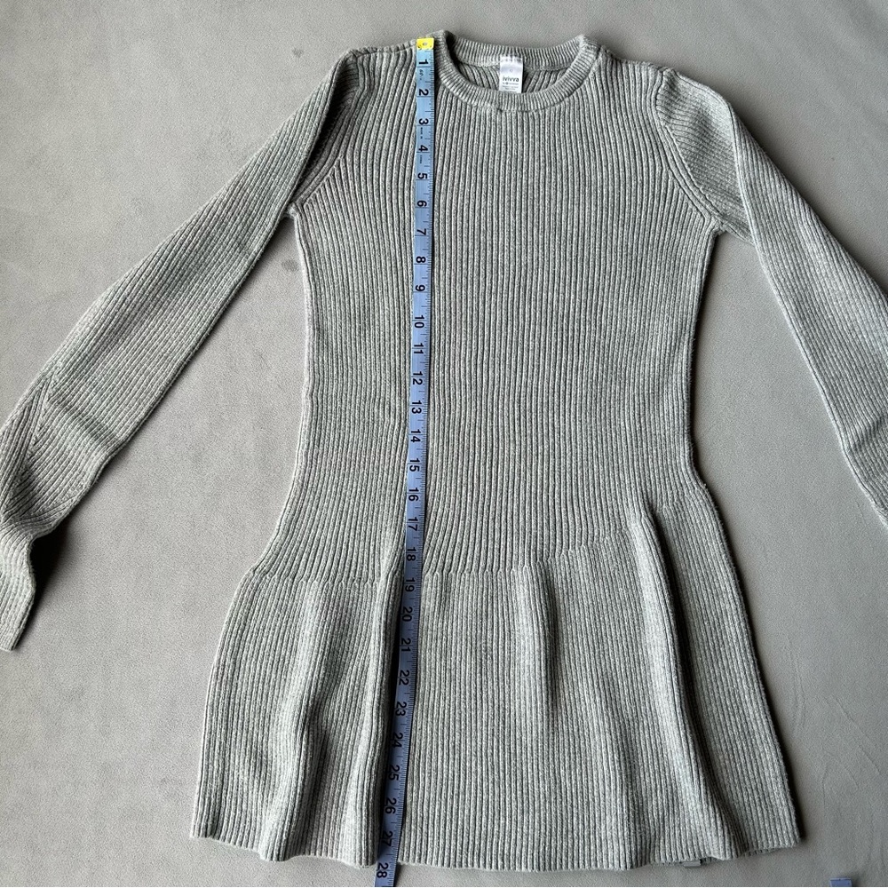 Ivivva ~ Knit Sweater Dress ~ Girls Size 12 - Picture 11 of 11